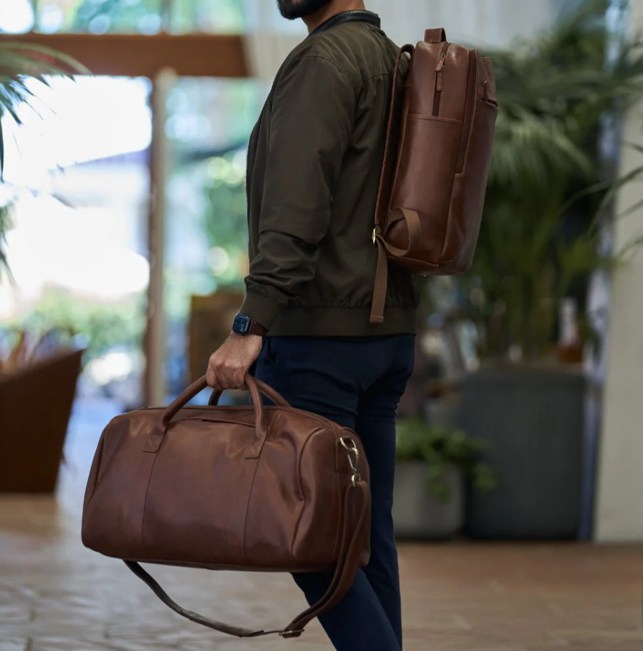 best men's leather backpack for work