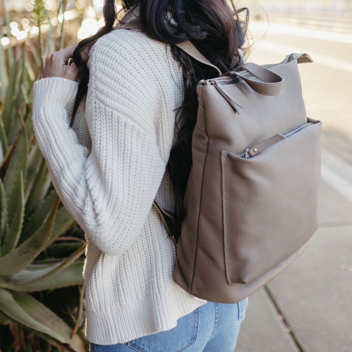 Leather Backpack | Women's Laptop Backpack | Andar