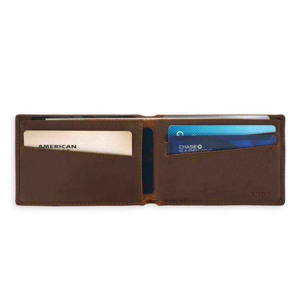 Mens Leather Bifold Wallet | The Ambassador | Andar