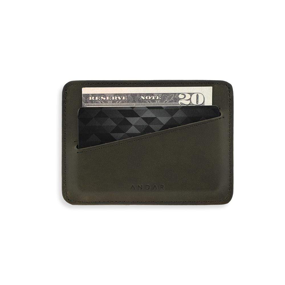 Ultra Slim Leather Wallet Jamaica - Greenery